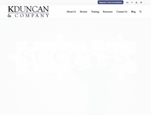 Tablet Screenshot of kduncan.com